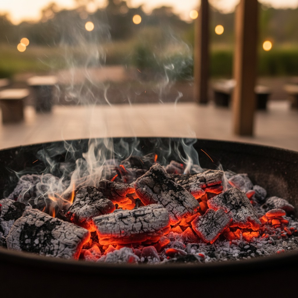 ponto ideal da brasa para fazer churrasco perfeito