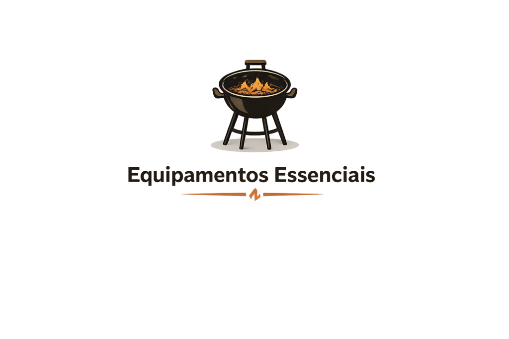 Ícone minimalista de churrasqueira para acessórios e equipamentos de churrasco